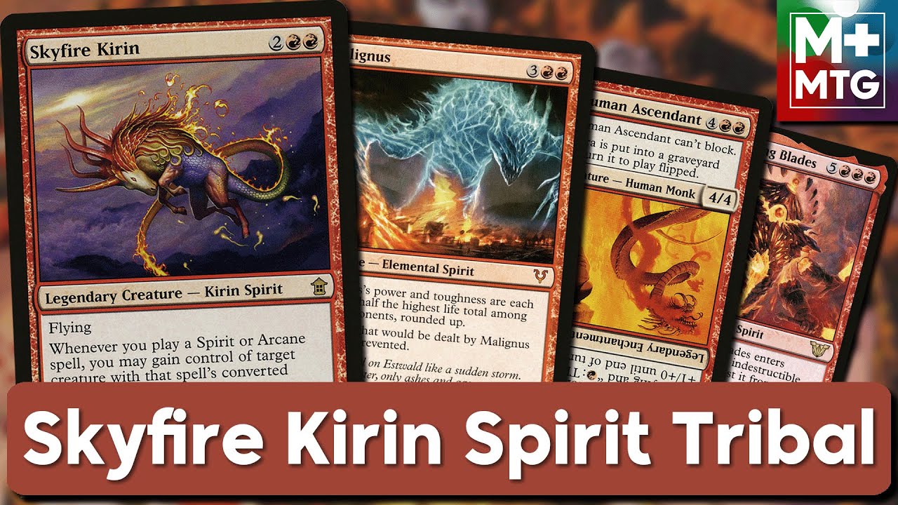 Skyfire Kirin Spirit Tribal┃senshiworld & moonvillage┃Commander Deck