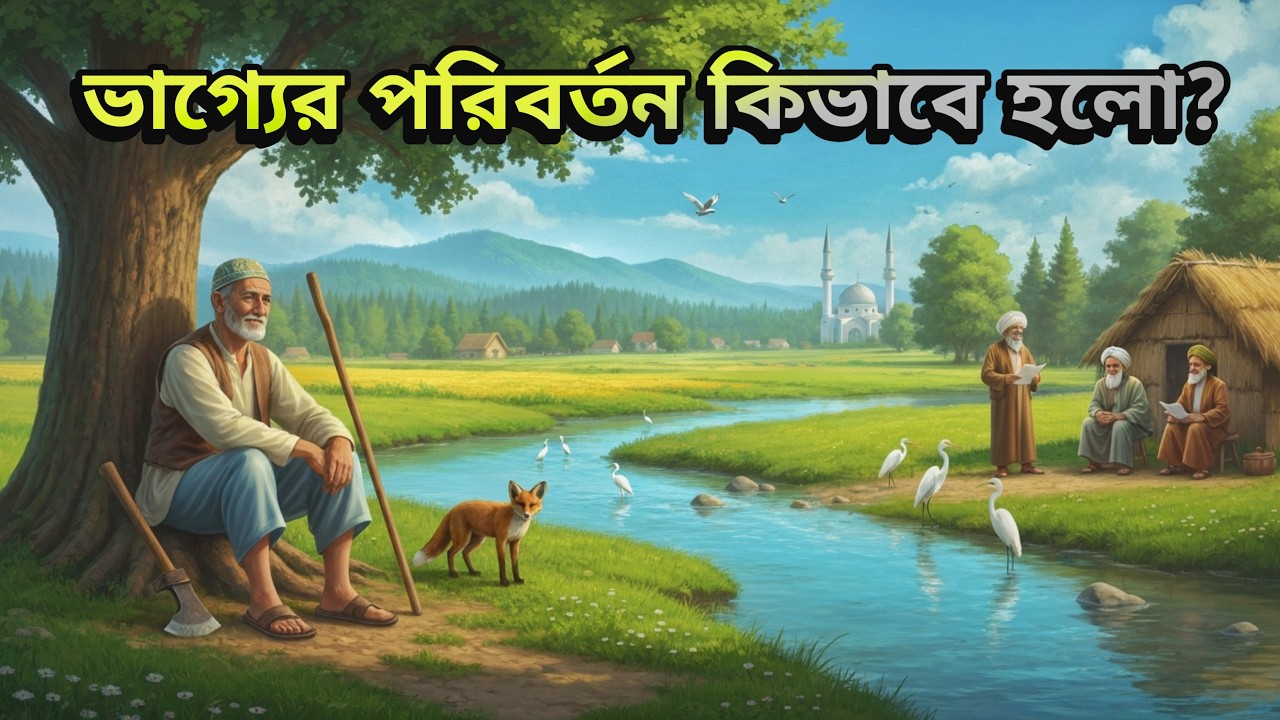 এক গরিব কাঠুরের ভাগ্যের আজব ঘটনা | ইসলামিক শিক্ষামূলক অনুপ্রেরণামূলক গল্প। Lokkhe Nojor Dao