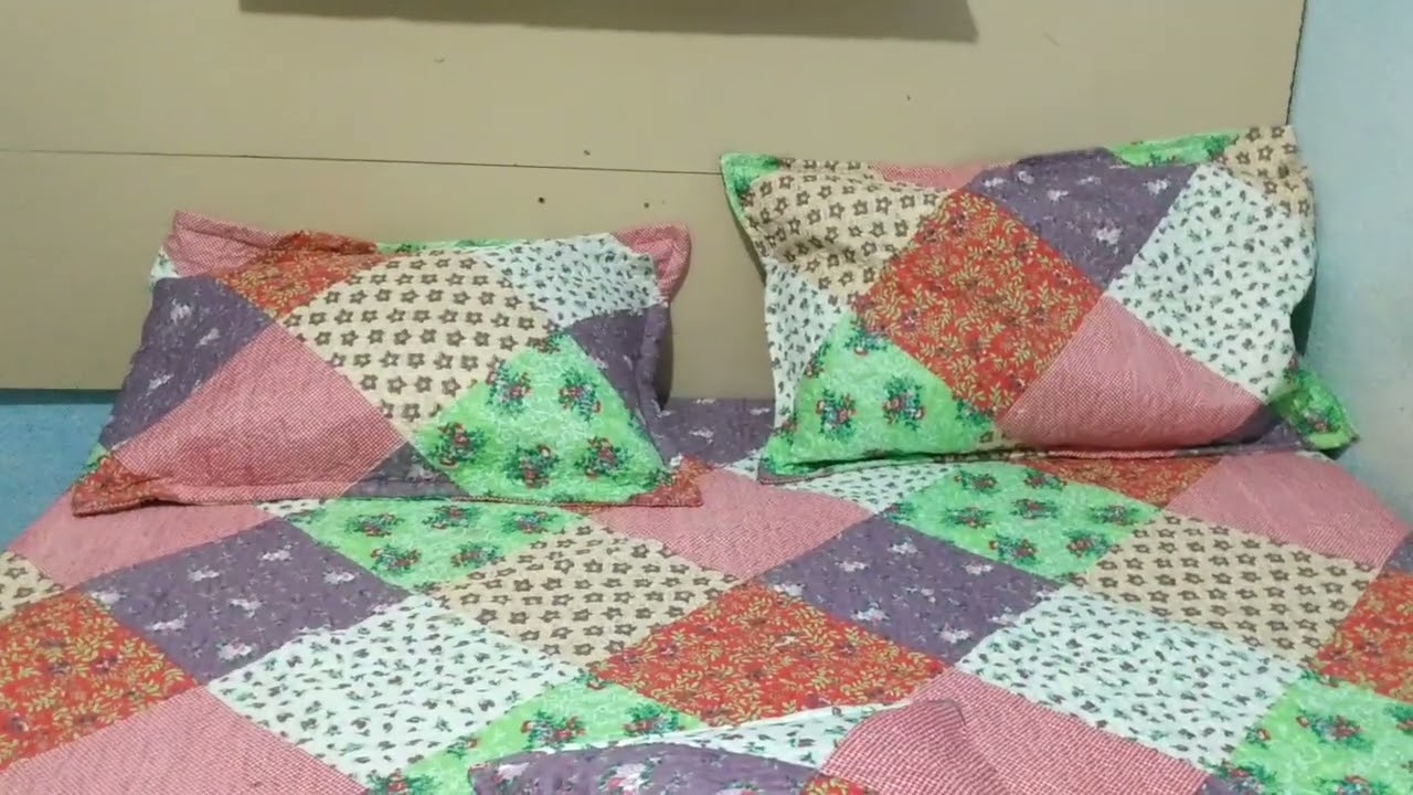 faça você mesmo sua própria colcha ficou muito bonita