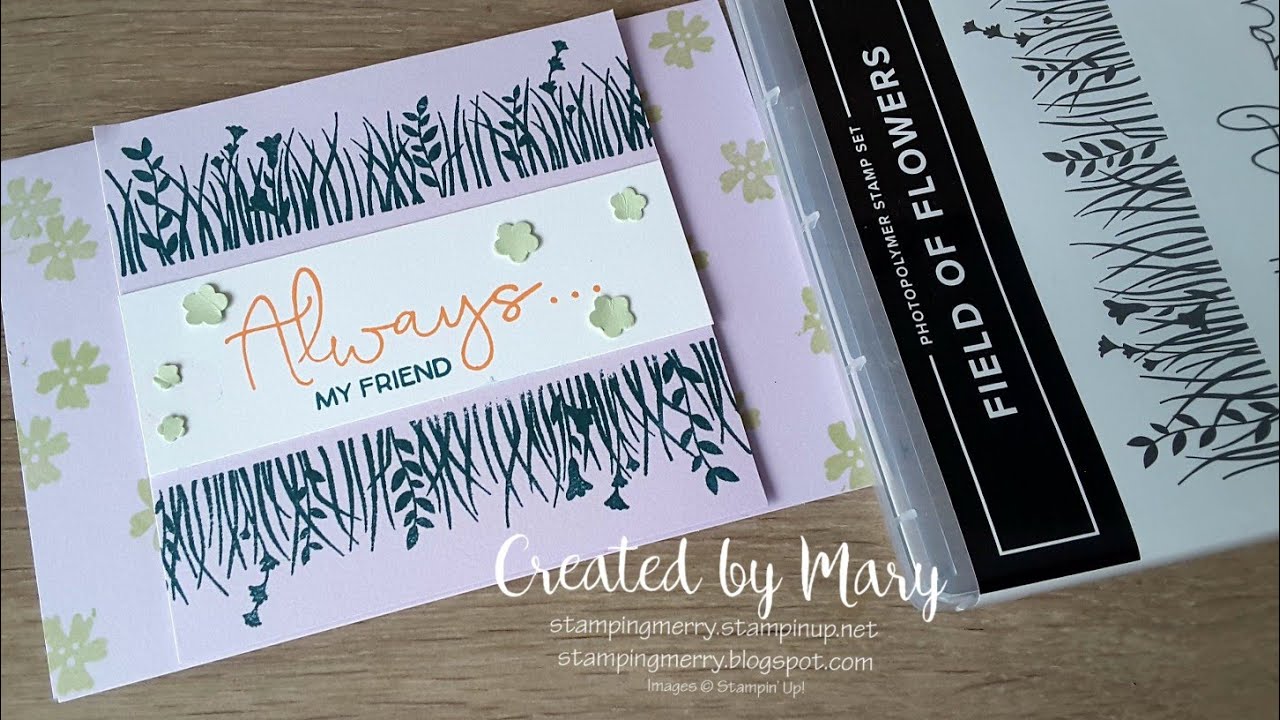 Stampin' Up! Field of Flowers Card