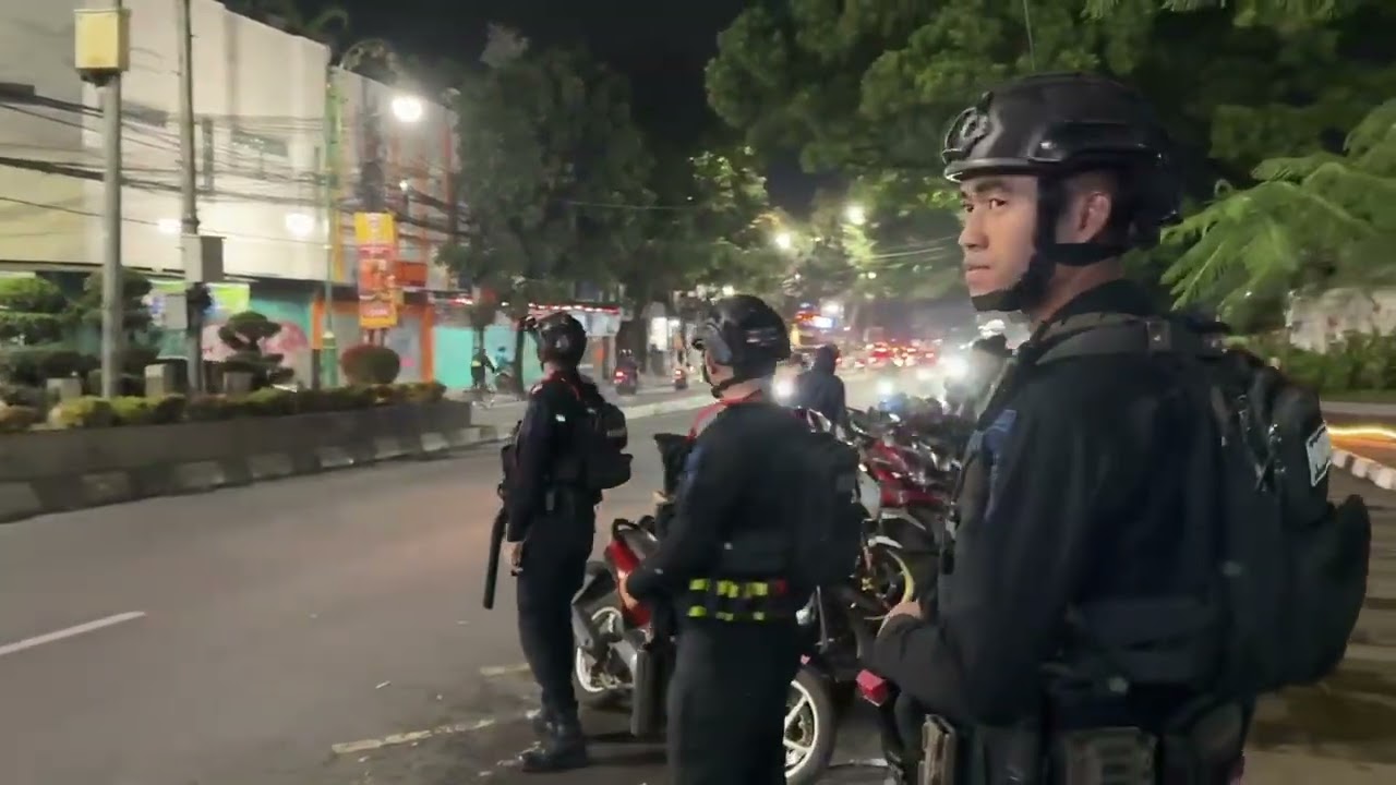 Kompi 4 Yon A Pelopor : Gencarkan Patroli KRYD Gabungan di Cimahi Guna Jaga Kamtibmas Tetap Kondusif