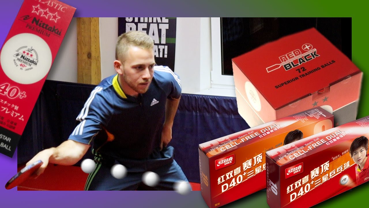 Tischtennis Bälle im Vergleich