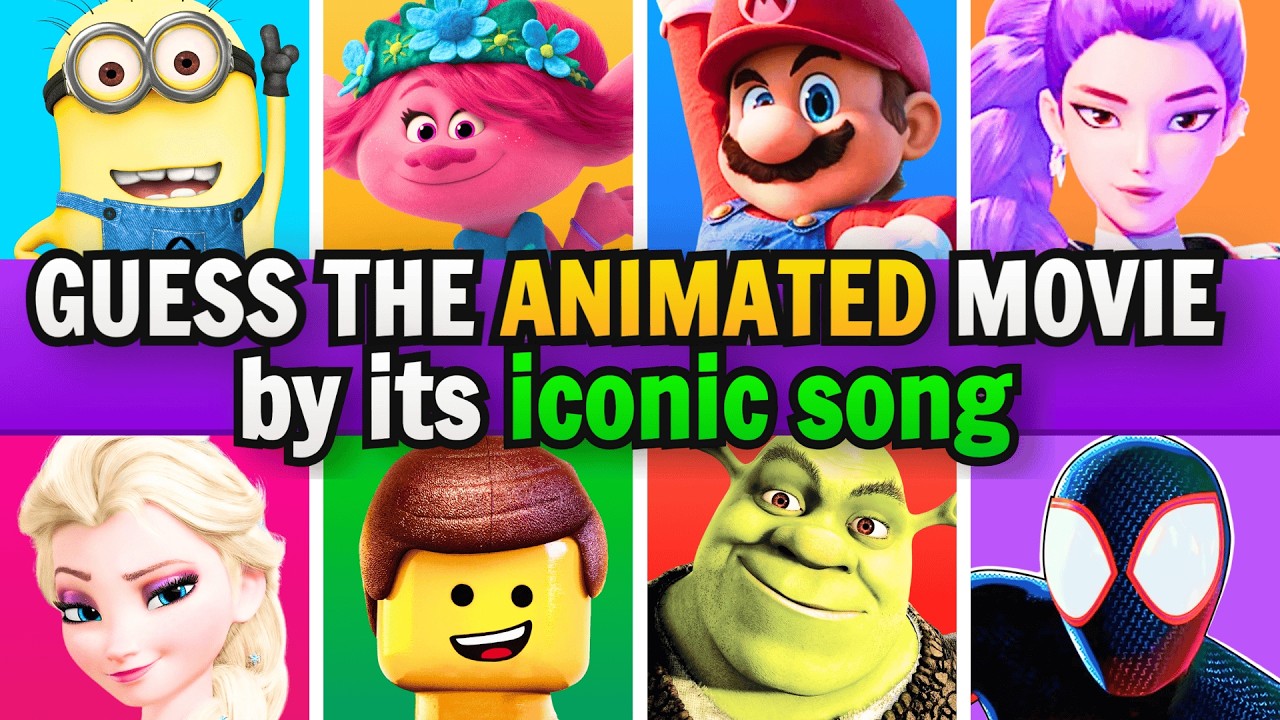 Guess The ANIMATED MOVIE by its Iconic Song