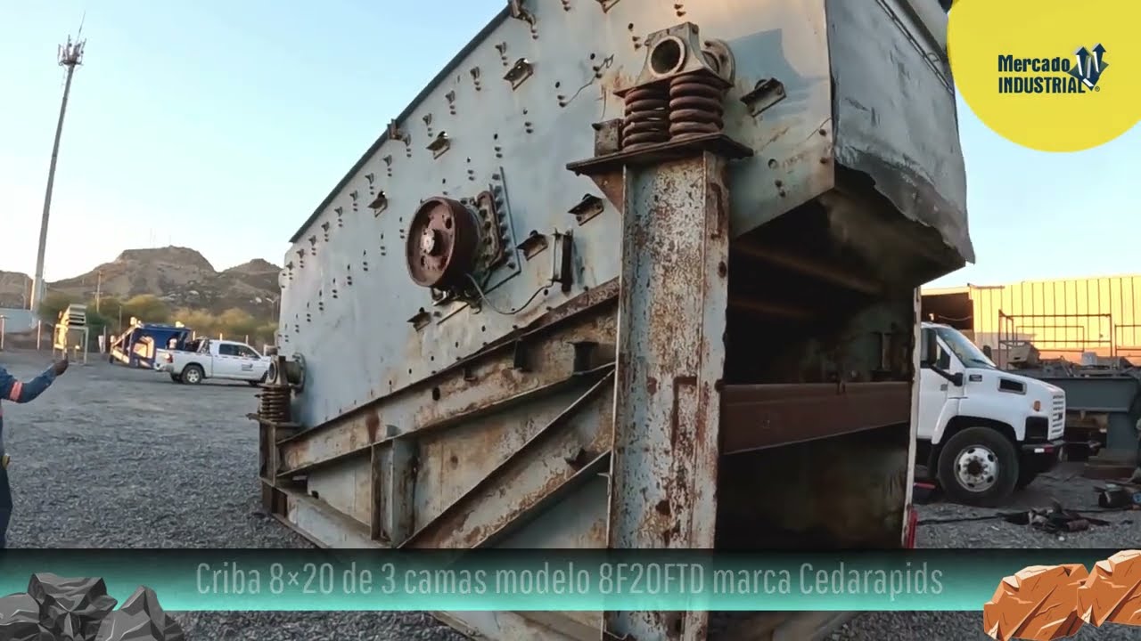 🔥Prueba a Criba 8×20 de 3 camas modelo 8F20FTD Carrier🔥 ¡La solución a tus procesos de cribado!💡💡