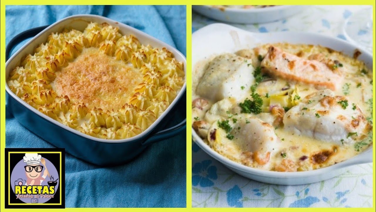 FOTO  DE GOOGLE😅! RECETA TÍPICA DE BÉLGICA VISPANNETJE, GRATINADO DE PATATA CON PESCADO.