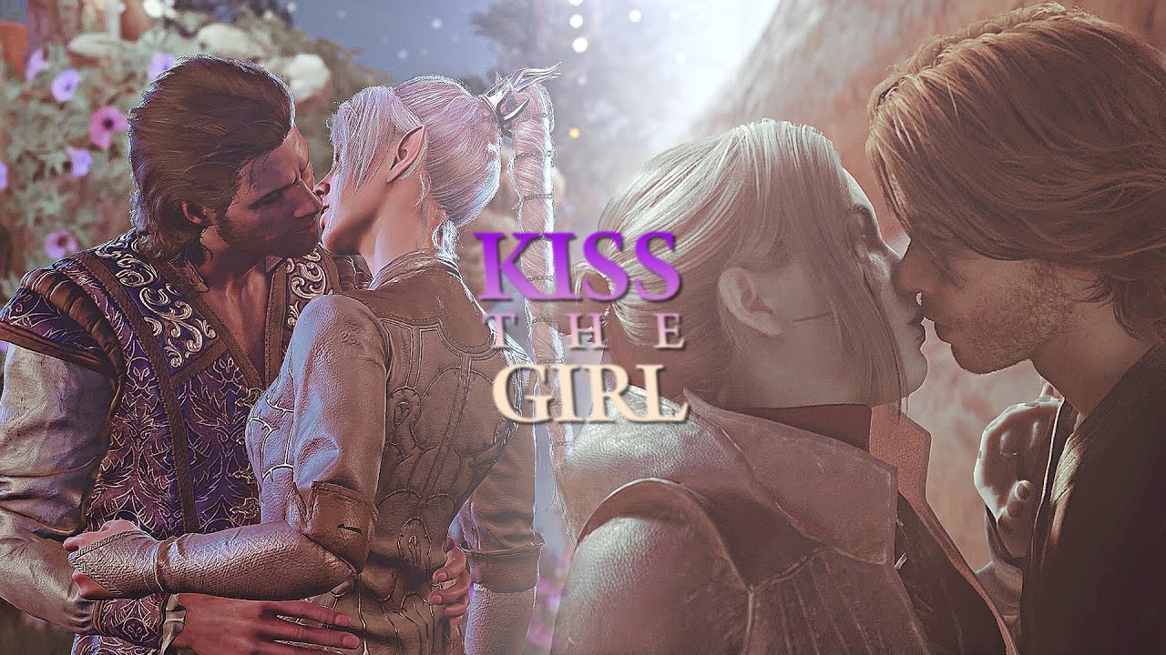 » kiss the girl (gale x shadowheart | cal x merrin)