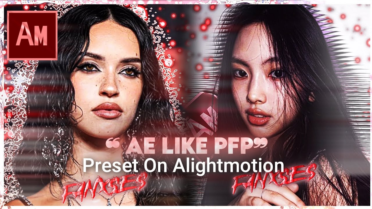 Ae inspired pfp pack (link XML qr code) on alightmotion 