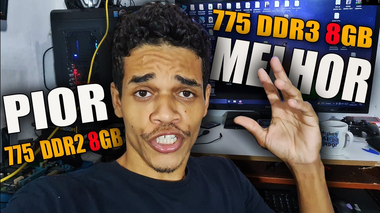 8GB DDR2 775 Vs 8G DDR3 775 TEM DIFERENÇA ? QUAL E MELHOR ? TESTE EM JOGOS !