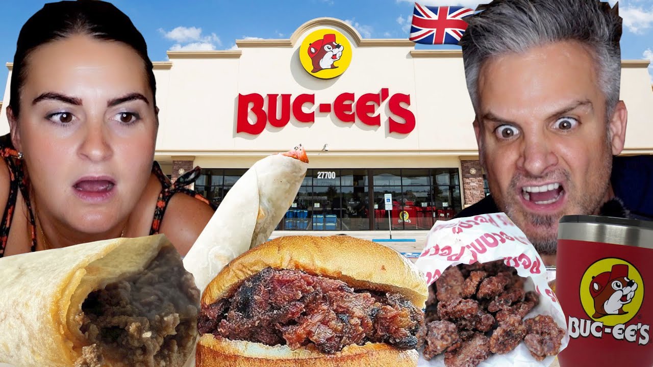 Brits go to BUC-EE'S for the first time! (The World's Biggest Gas Station!)
