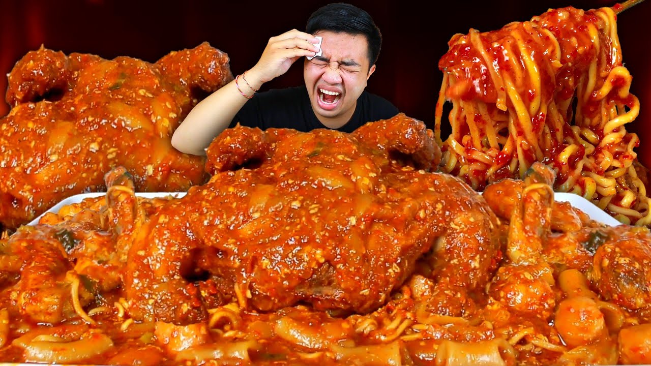 PANAS 🥵 MUKBANG SEBLAK PEDAS KOMPLIT HOT JELETOT EXTRA 1 EKOR AYAM RICHEESE