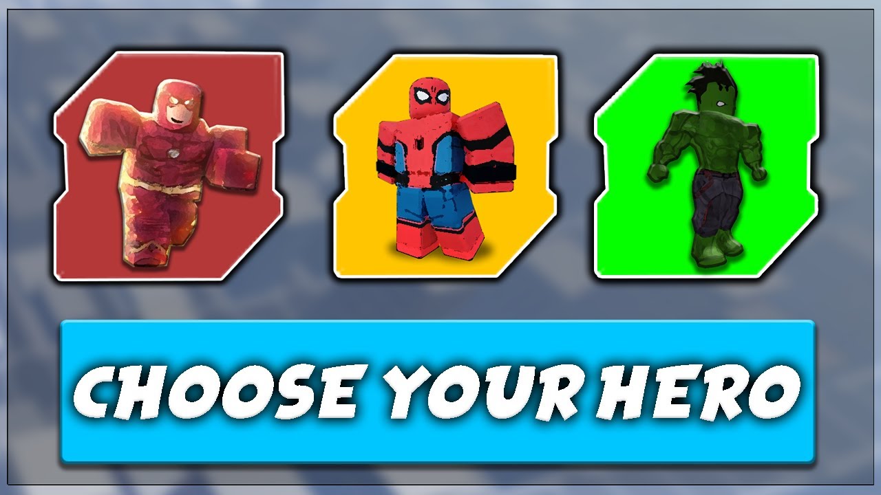 MAKING DIFFERENT BUILDS FOR DC/MARVEL CHARACTERS | ROBLOX AGE OF HEROES