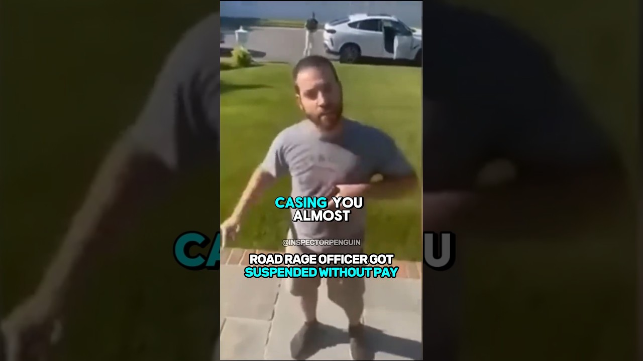 Road Rage Officer Got Suspended Without Pay 🤯