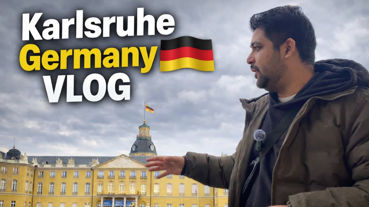 🇮🇳 INDIAN EXPLORING KARLSRUHE GERMANY 🇩🇪 | VLOG #2 | SCHLOSS | CITY VIBE