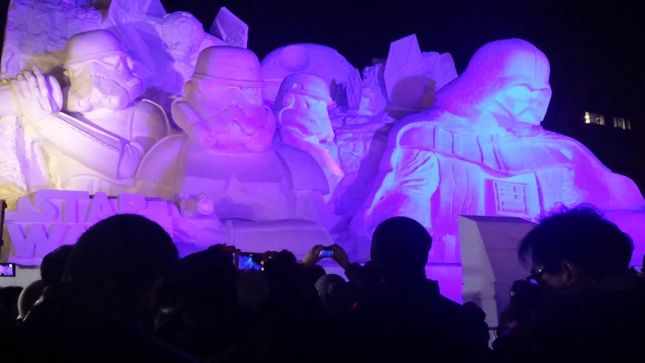 Sapporo Yuki Matsuri 2015 - Star Wars Sculpture