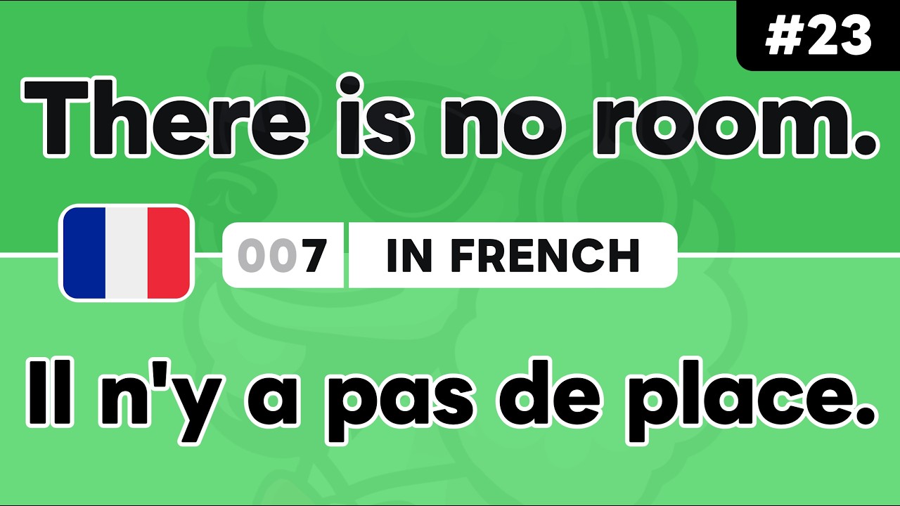 Learn ‘There is no ~’ in French 🇫🇷 Daily Beginner Phrases (Ep. #23)