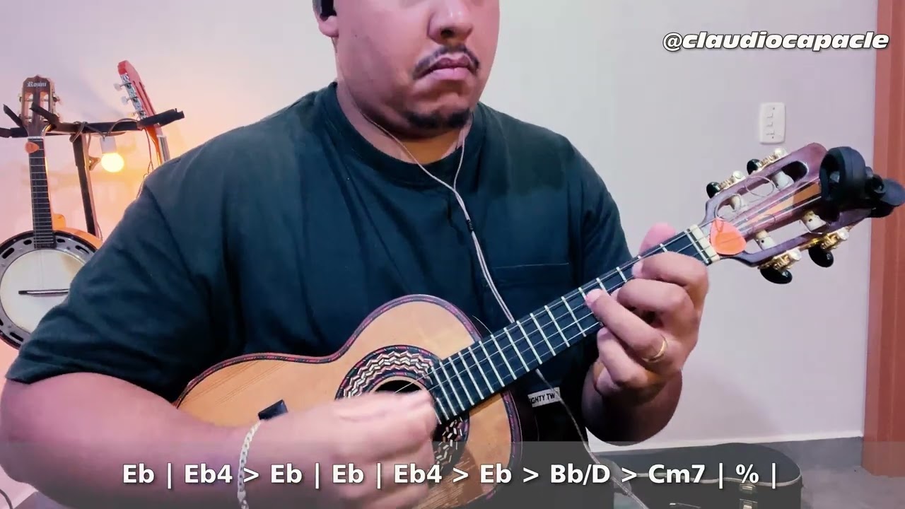 Ela - Sorriso Maroto e Ferrugem | Cavaquinho | Claudio Capacle