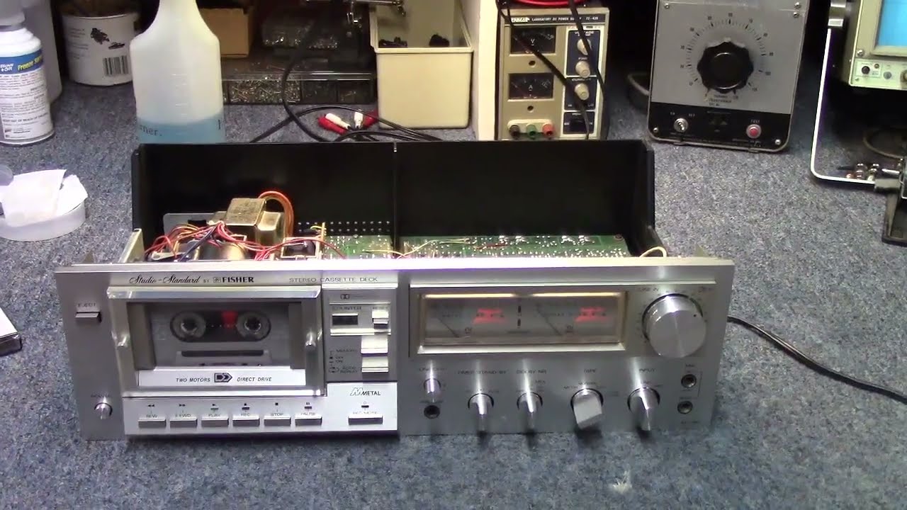 Fisher DD-300 Cassette Deck - quick look / Beck tribute