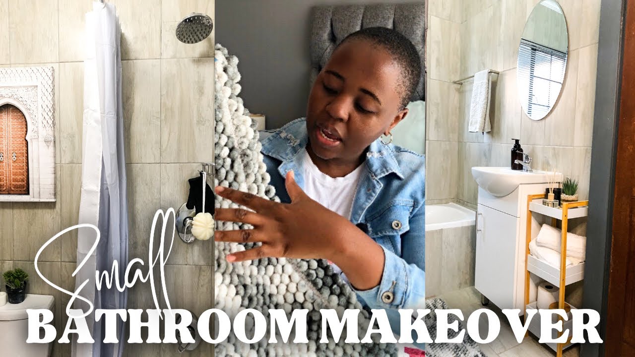 Extreme Small bathroom makeover | bathroom Haul | Pep Home & Sheet Street | South African YouTuber