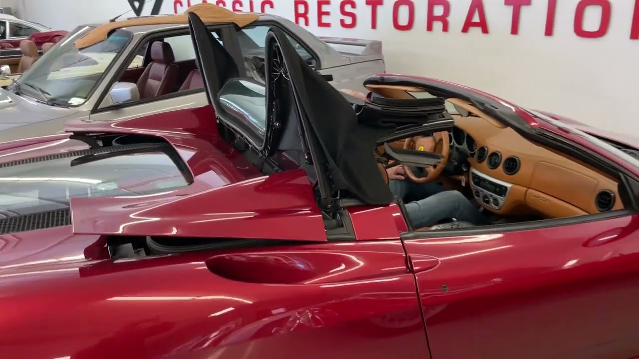 2001 Ferrari 360 Spider Convertible Top