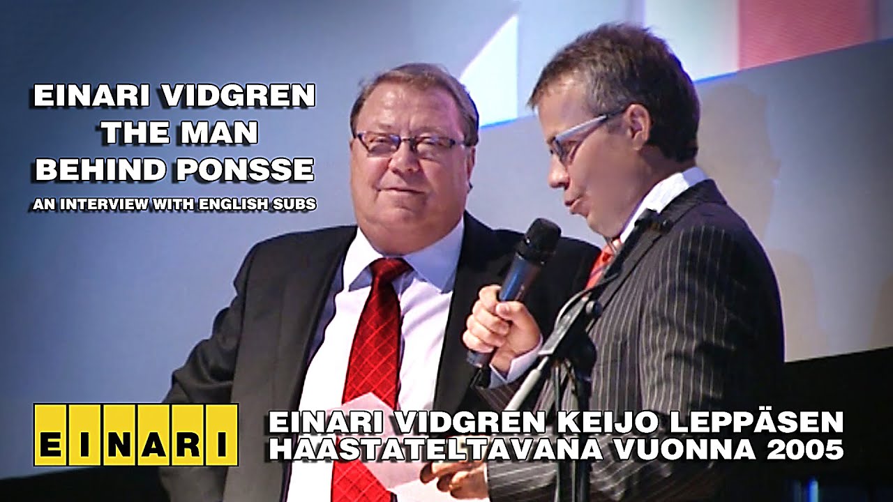 Einari Vidgren Keijo Leppäsen haastateltavana (2005) | Einari Vidgren: The Man Behind Ponsse