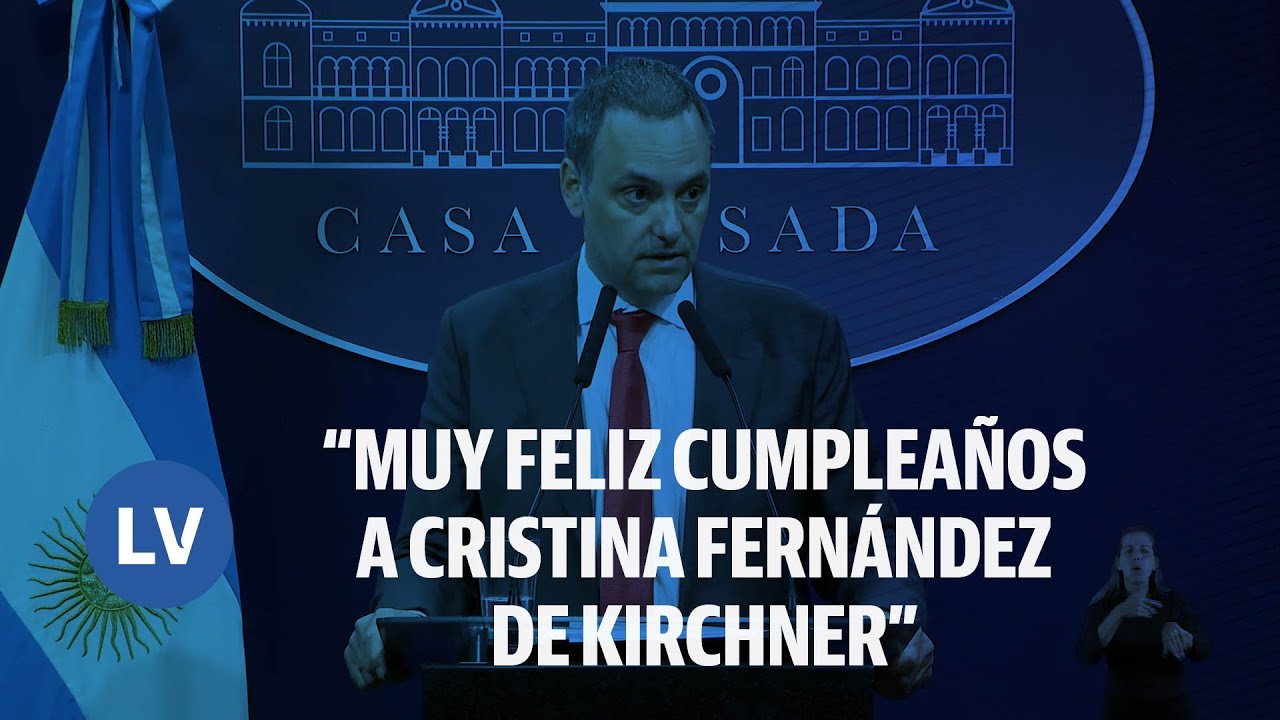 MANUEL ADORNI: CUMPLEAÑOS DE CRISTINA FERNÁNDEZ, OBRA SOCIAL Y PREPAGAS LIBRES Y ASISTENCIA SOCIAL
