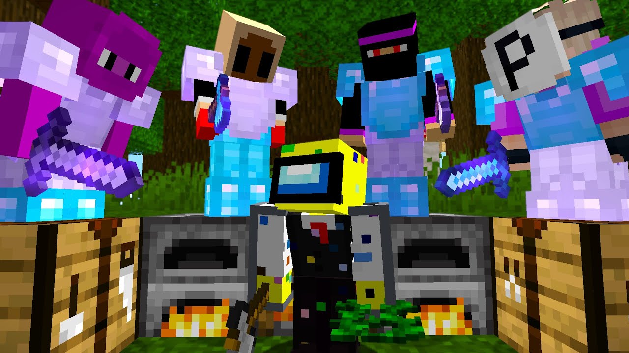 Minecraft Speedrunner VS 4 Hunters FINALE REMATCH