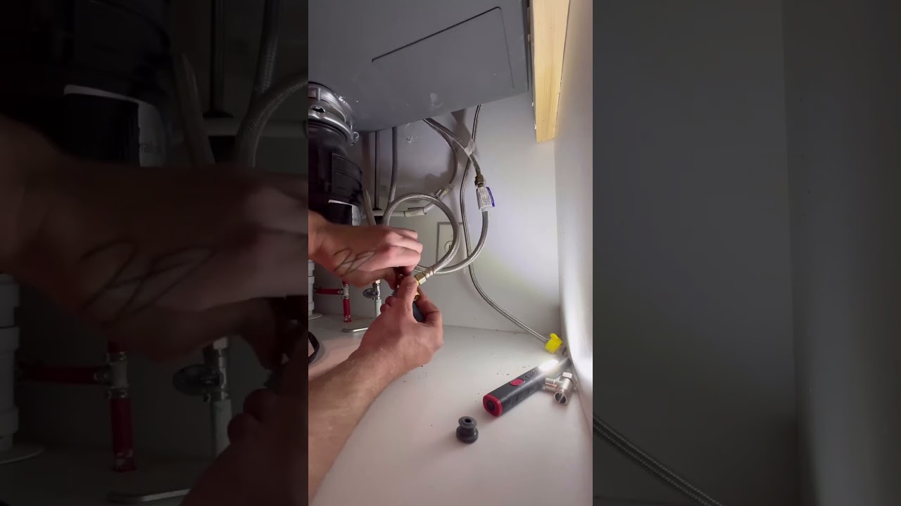 How to install glass rinser for kitchen sink - Installation guide for cup washer