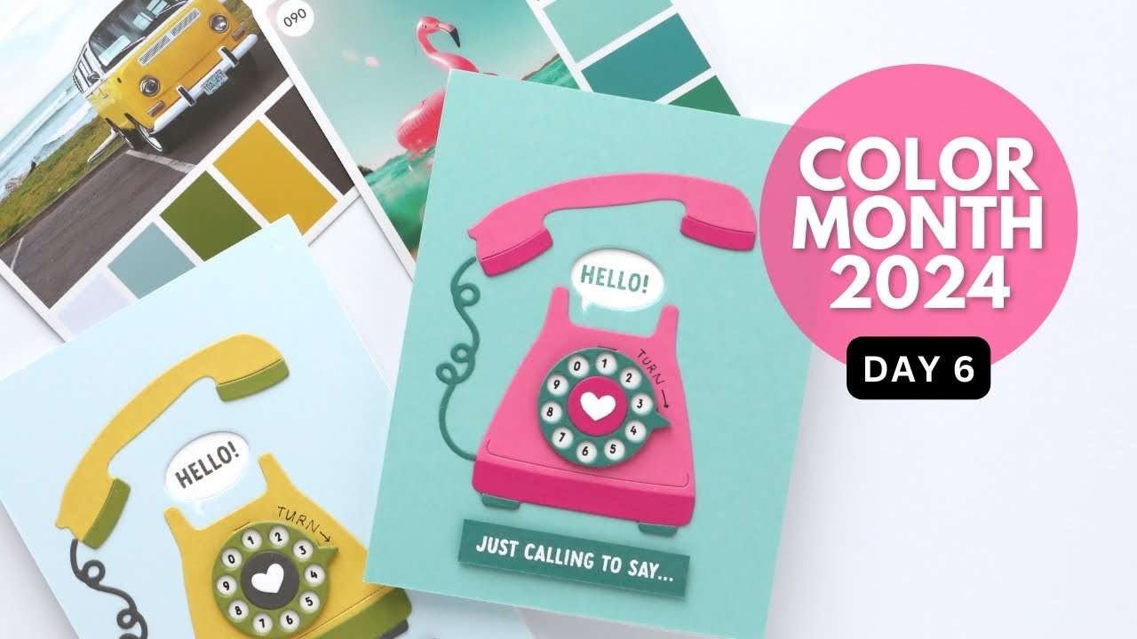 Color Month 2024 - Day 6 - Interactive Rotary Phone!