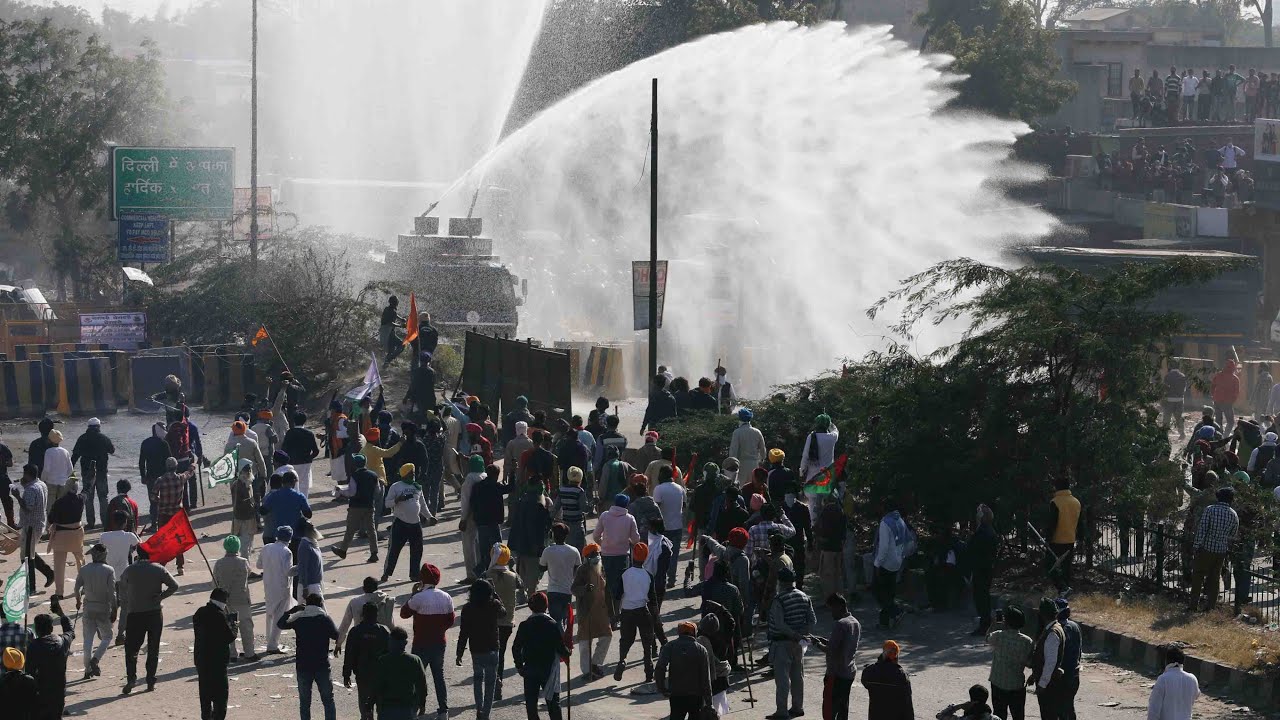 Indian farmers continue to protest after clashes with police