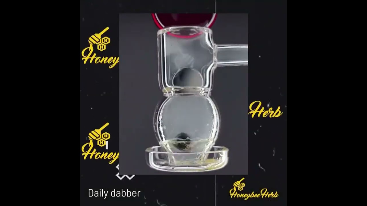 Honeysuckle Bubble Quartz Banger | Terp Slurper | Meltshots With Dab Marble #shorts
