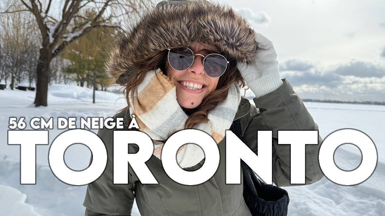 Toronto sous la neige | 56 cm en 24h & la plus grosse tempête depuis des années ❄️