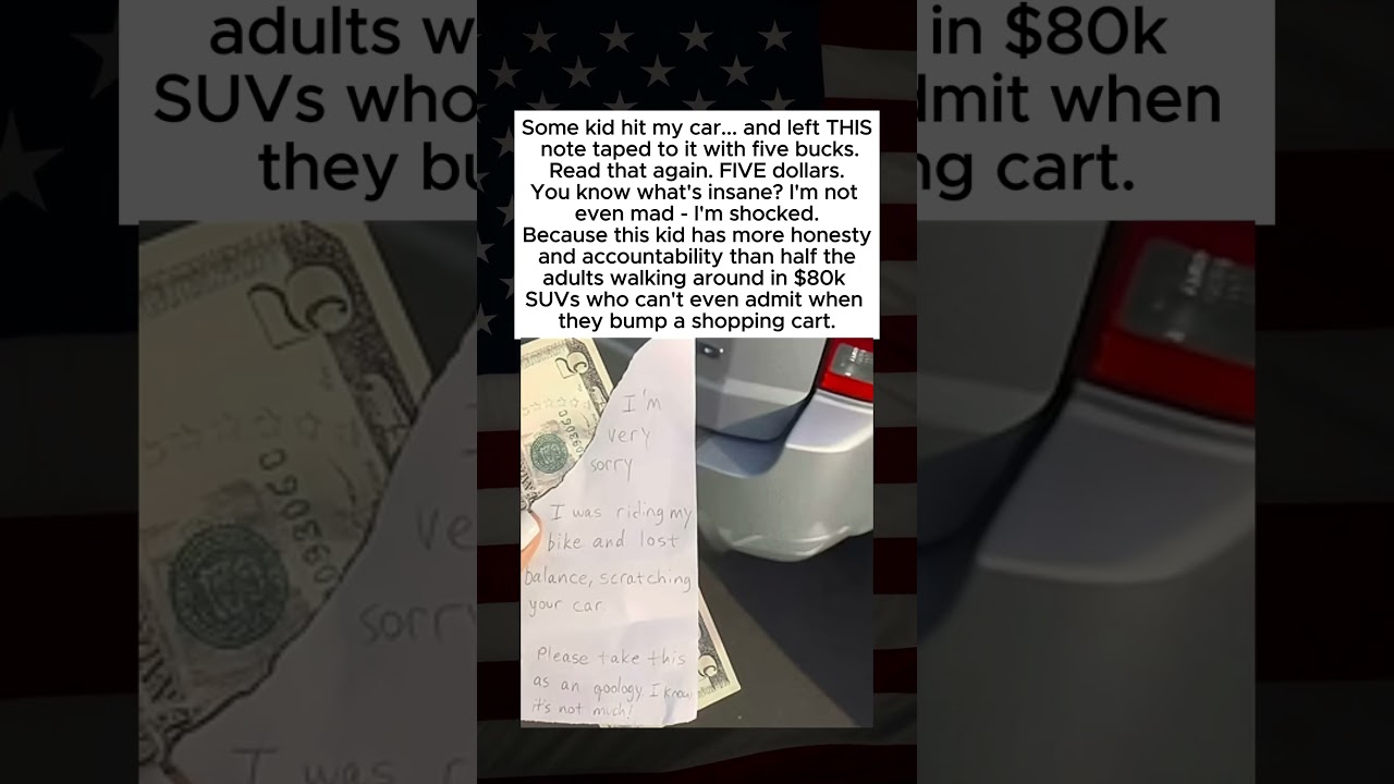 This Kid Hit My Car&mdash;But His Honesty Shocked Me.