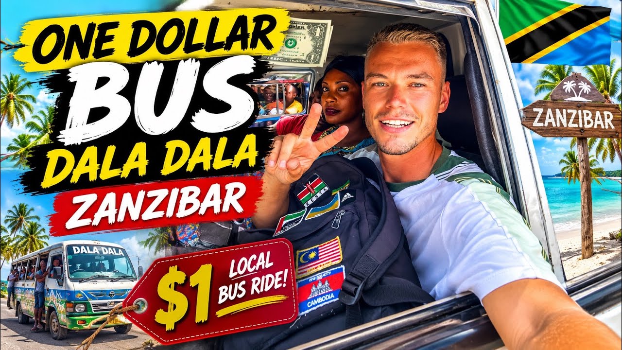Dala Dala - One dollar bus in Zanzibar? #daladala