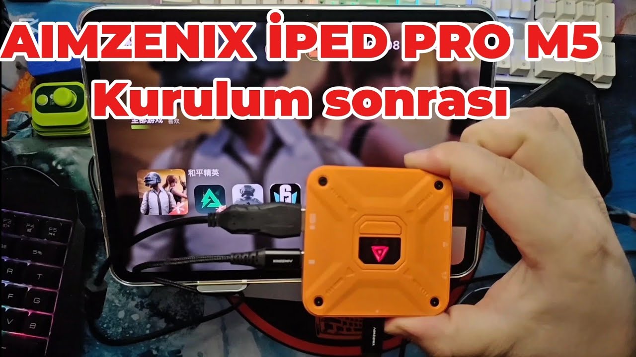 #AIMZENIX #AX360M #Kurulum Sonrası #İos Maus Klavye sistemi Tanıtım 