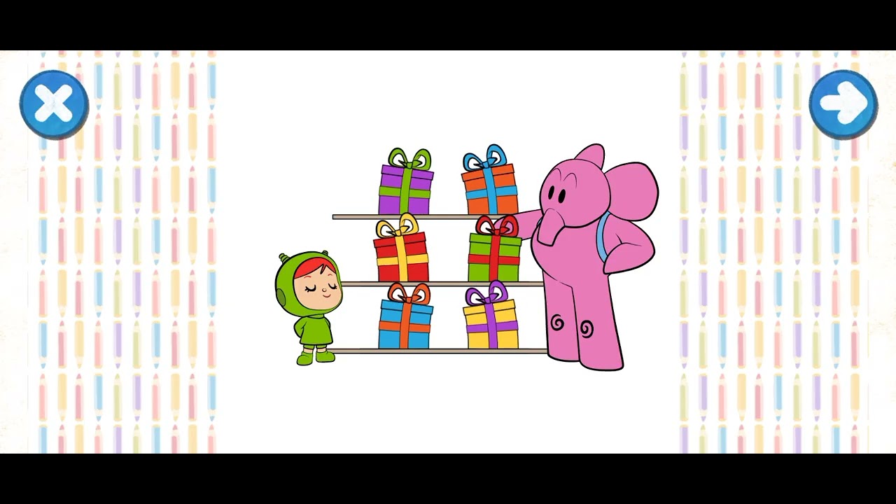 Pocoyo traces and lines almost all drawings including premium ones
