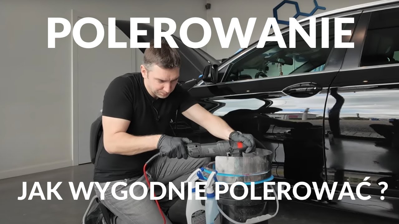 Jak polerować czarne UNI gąbkami oraz jak można wygodnie pracować carDNA