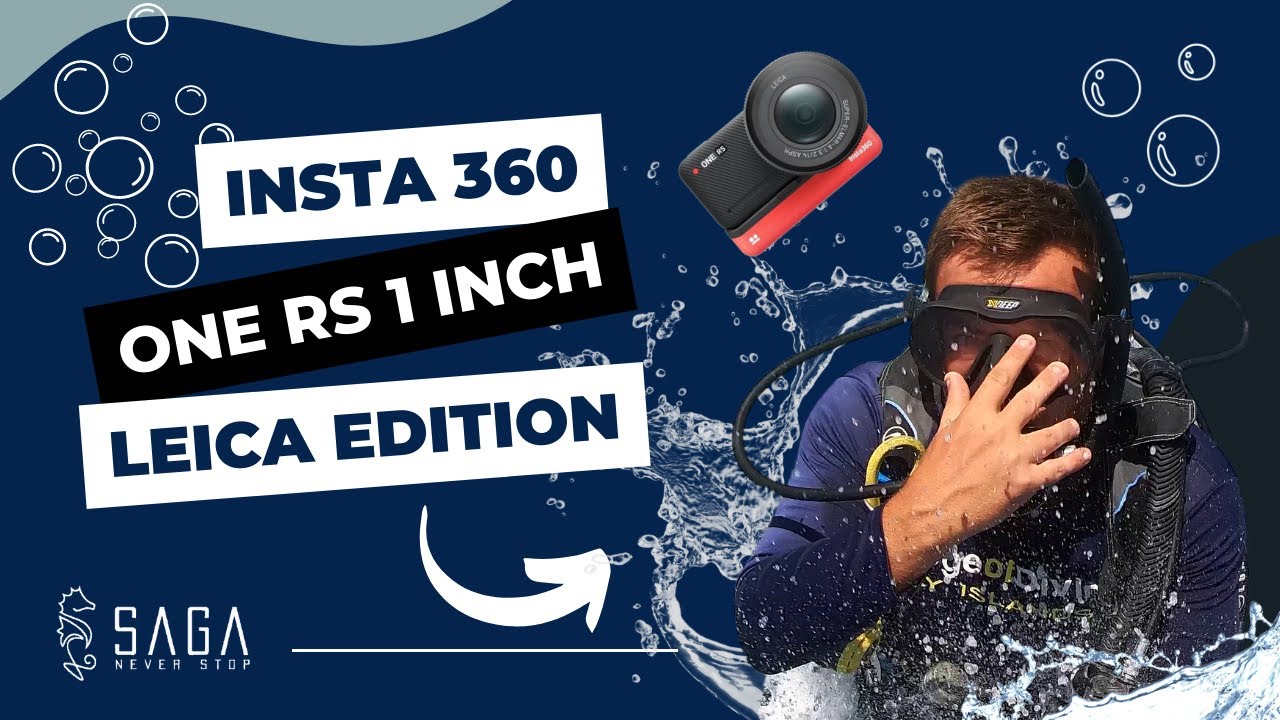 INSTA360 One RS 1 inch in challenging underwater conditions