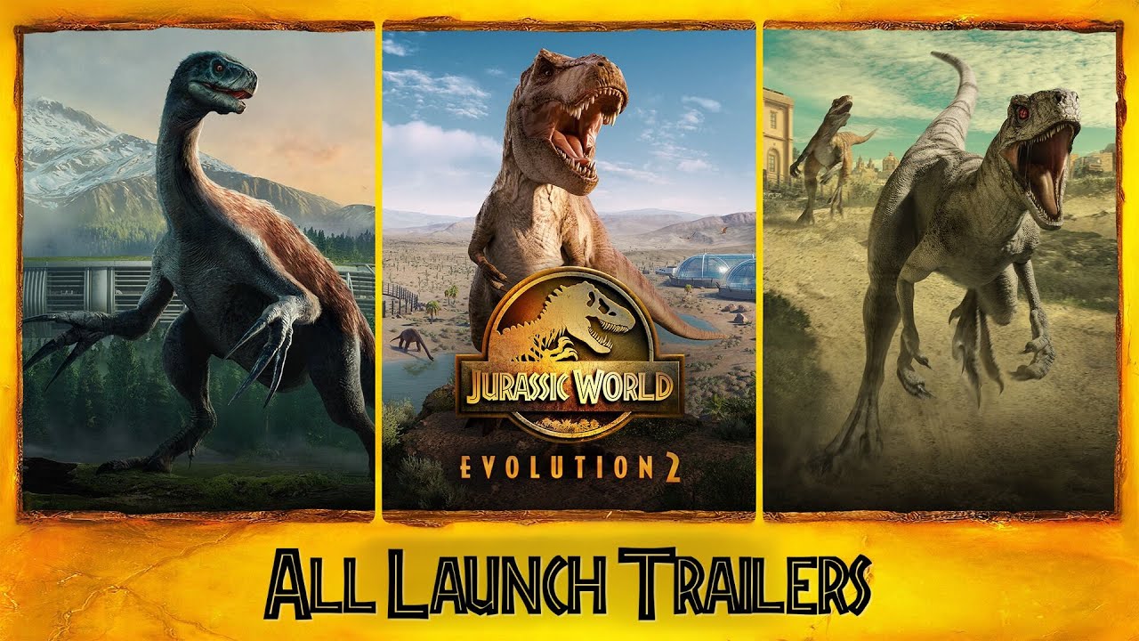 All Trailers of Jurassic World Evolution 2 (2021-2024)🤯🦖