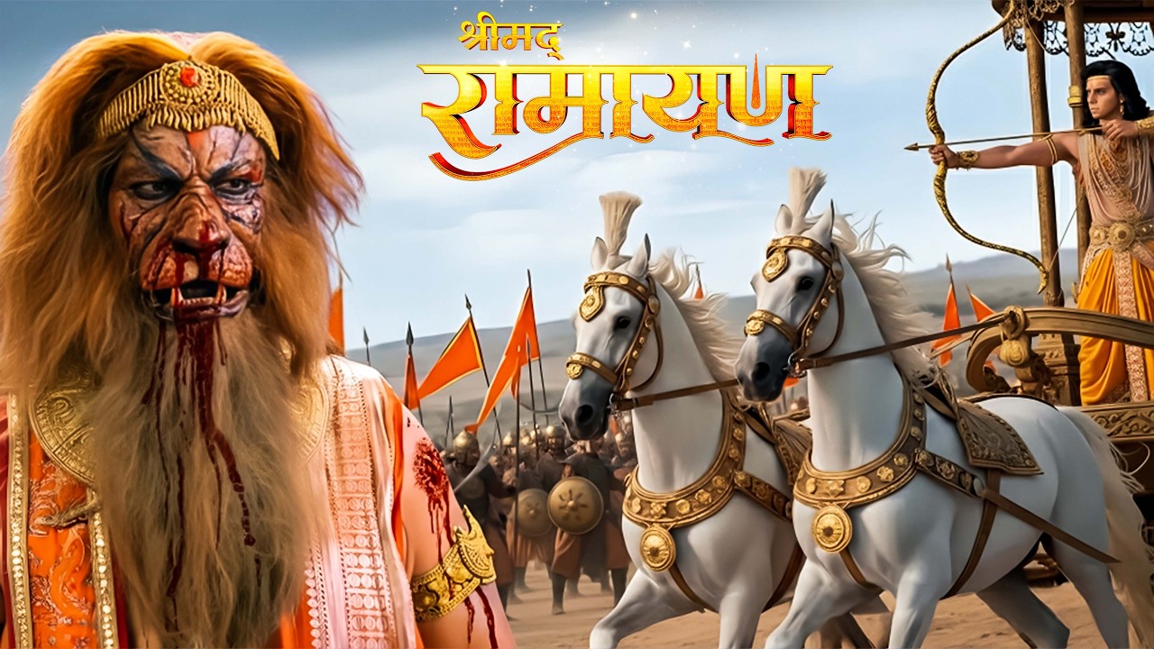 नरसिम्हा का क्रोध: अनजाने में श्रीराम की सेना पर किया भीषण प्रहार। || Shrimad Ramayan ||