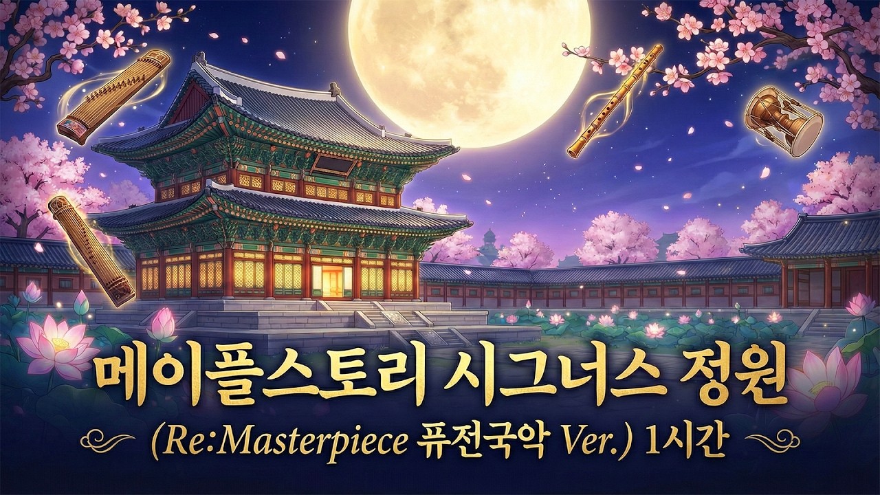 MapleStory Cygnus Garden Фьюжн корейской традиционной музыки Ремикс 1 час