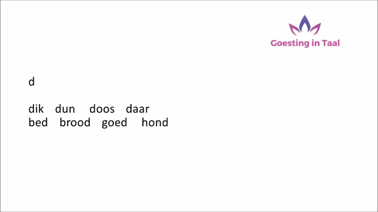 Flemish pronunciation - Repeat what you hear