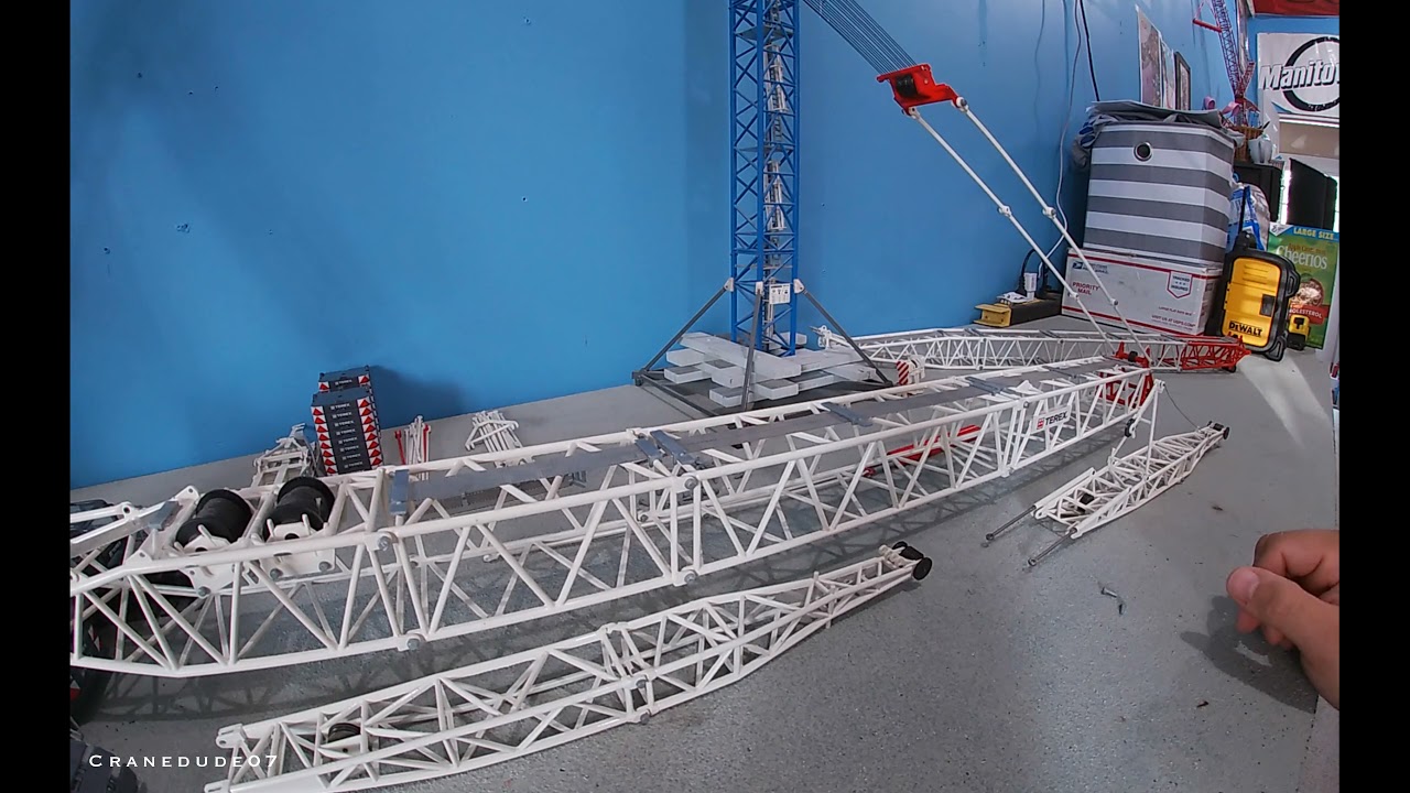 terex Superlift 3800 time-lapse assembly