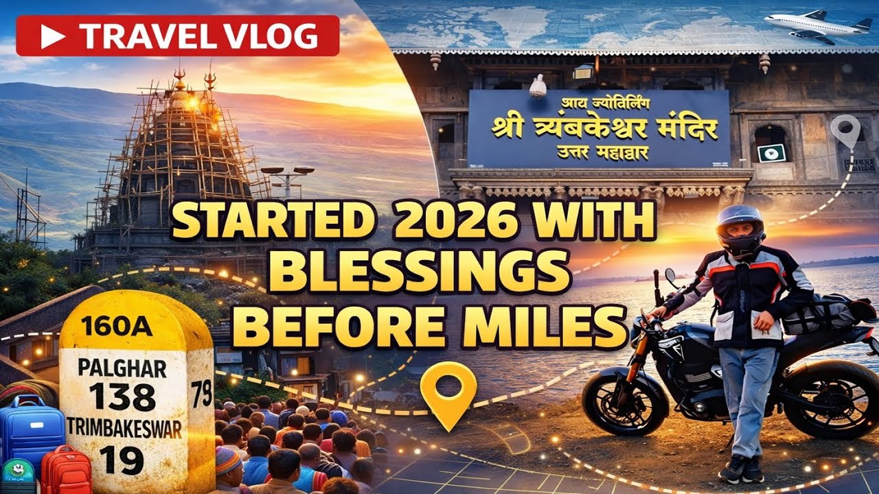 Started 2026 with Blessings 🙏 | 1st January Bike Ride to Trimbakeshwar Jyotirling 