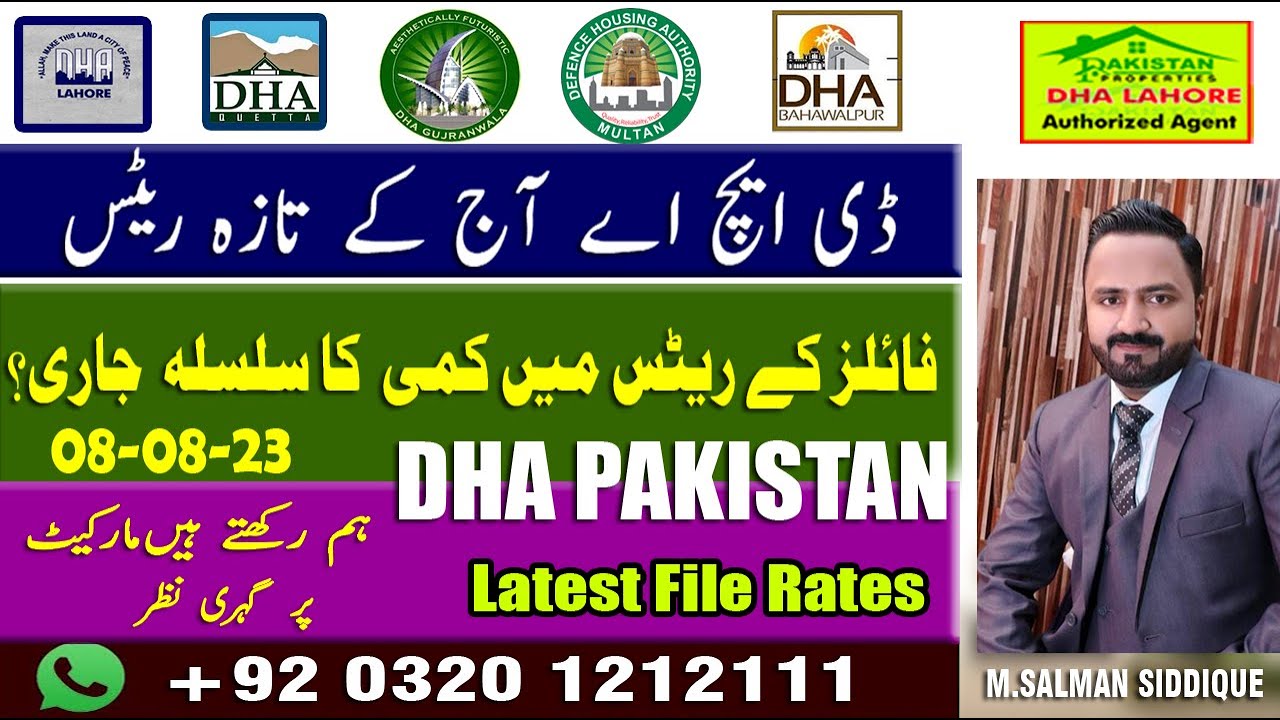 ALL DHA Weekly File Rates | DHA File Current  File Rates Today   | Pakistan Properties