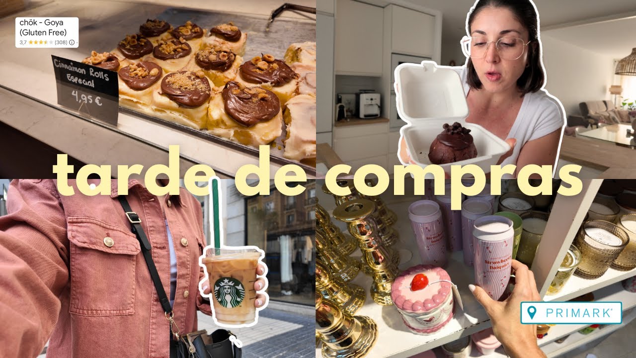 vlog de sábado 🤩 novedades de PRIMARK | 🍪 visita a Chök (gluten-free) | noche SOLA en casa