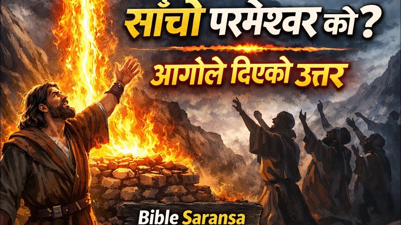 एलियाह र बालका अगमवक्ताहरू | कार्मेल पर्वतमा आगो झर्‍यो | १ राजा १८ व्याख्या