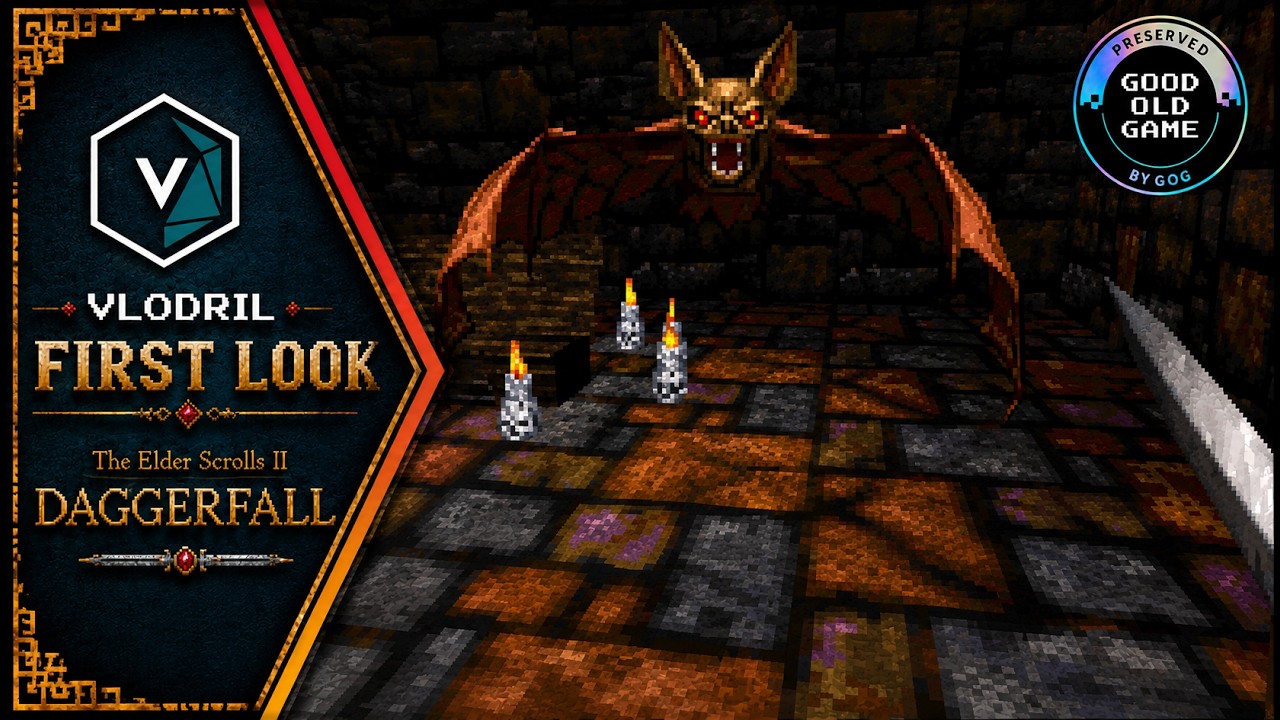 Elder Scrolls 2 Daggerfall: Pierwsze wrażenia &ndash; GOG Preservation za darmo na GOG &ndash; 4K