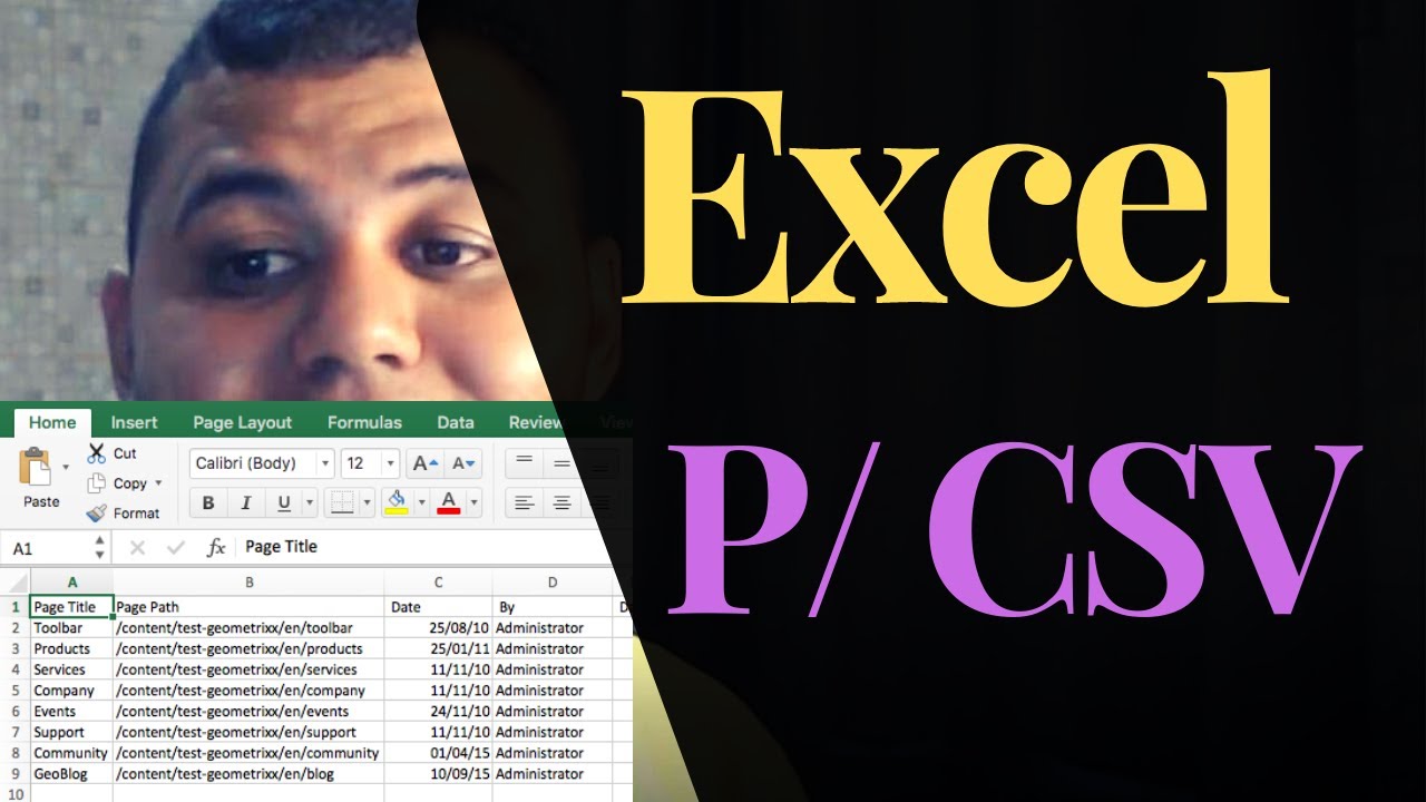 FORMA FÁCIL de Planilha EXCEL para Arquivo CSV