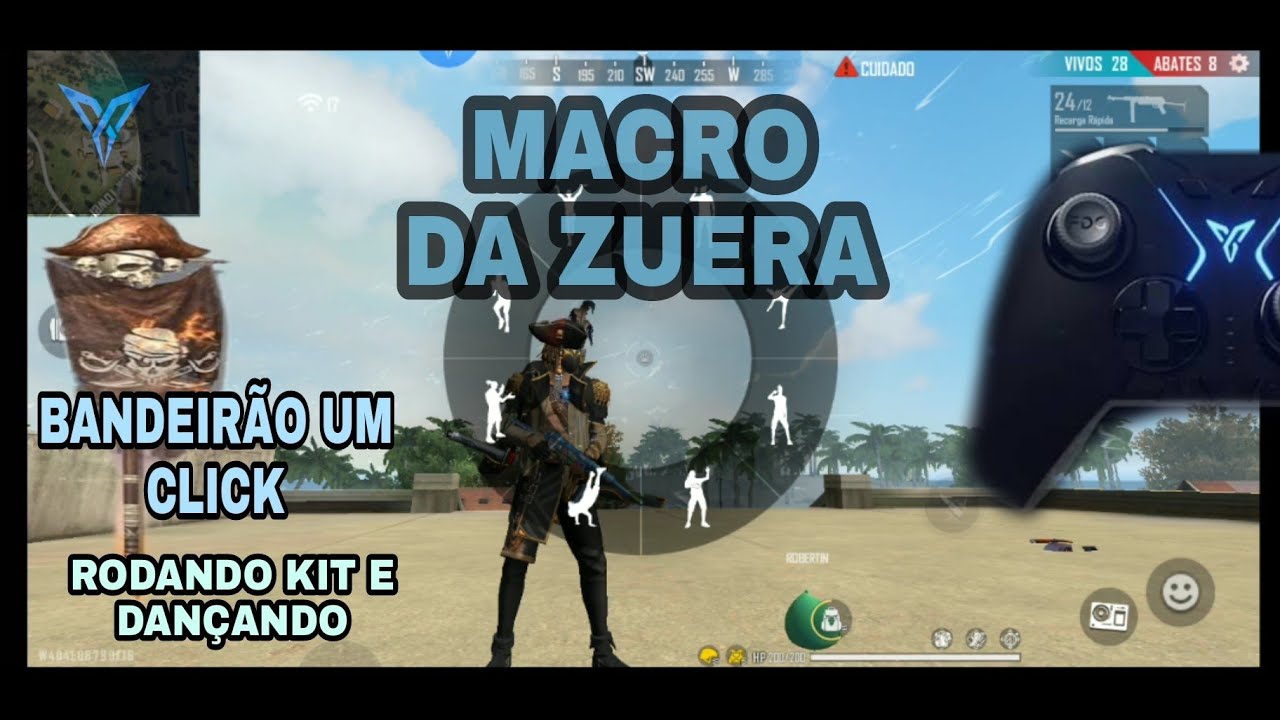MACRO DA ZUERA FLYDIGI ⚓Gamepad FREE FIRE