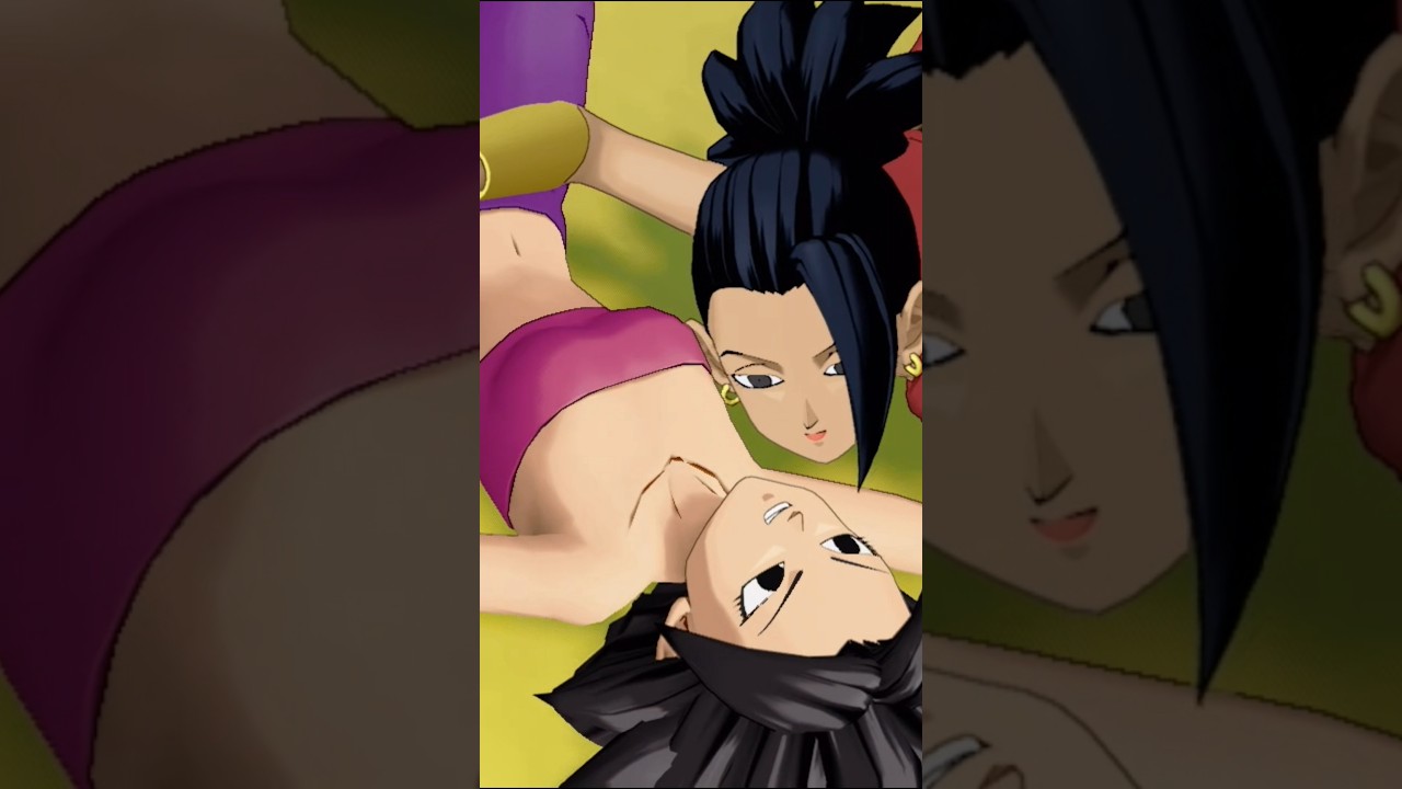 Potara fusion от Kefla анимация #youtubeshorts #dragonball #kefla #caulifla #kale #fusion #shorts
